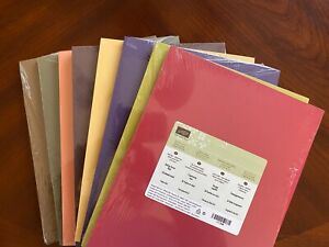 Stamping Up RETIRED CARDSTOCK 8.5” x 11” New Sealed Packs ! NIP 24 Sheets