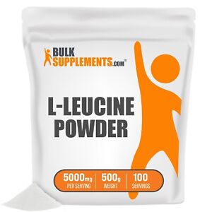 BulkSupplements L-Leucine Powder 500g - 5000 mg Per Serving