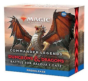 MTG Commander Legends Battle for Baldur's Gate Prerelease Kit / 6 Packs SEALED