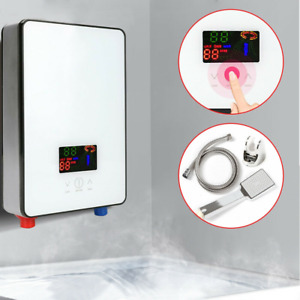 110V Whole House Electric Tankless Instant Water Heater 4500W with Shower Head