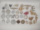 HUGE Lot of  30+ Vintage Sarah Coventry Gold Toned & Silver Toned Brooch Pins