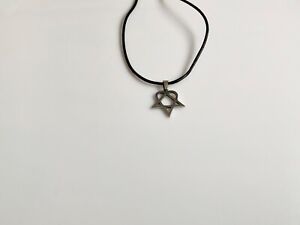 Heartagram  Heart Pentagram Charm Necklace Jewelry Pendant Music Punk Goth