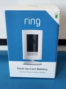 Ring Stick Up Cam Indoor/Outdoor 1080p WiFi battery Security Camera White 3rd