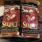 2. 2021 Panini Select NFL Football Hanger Pack - 4 Black and Gold Prizm Die Cuts