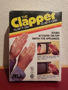 Vintage The Clapper Original Box Clap On Clap Off New/Sealed 1984 JEI