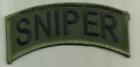 SNIPER PATCH GREEN MILITARY UNIFORM SCOPE USA WAR SOLDIER ARMY USMC NAVY SEAL