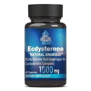 Beta Ecdysterone Supplement- 1000mg Per Serving (30 Day Supply) Natural Anabolic