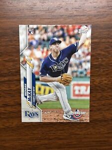 2020 Topps Opening Day Brendan McKay ROOKIE #1 QUANTITY Tampa Bay Rays Base RC