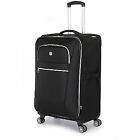 SWISSGEAR Checklite Softside Medium Checked Suitcase - Black