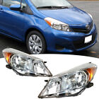 For 2012 2013 2014 Toyota Yaris/Vitz Hatchback Headlights Headlamps Left&Right (For: Toyota)