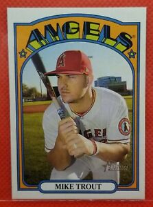 2021 Topps Heritage Mini, Mike Trout, #169, 026/100, SSP, Los Angeles Angels