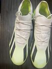 Mens Adidas X Crazyfast.1 FG Soccer Cleat / White Green / HQ4516 / Various Sizes