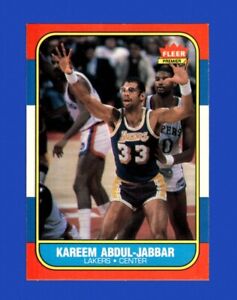 1986-87 Fleer Set-Break #  1 Kareem Abdul-Jabbar EX-EXMINT *GMCARDS*