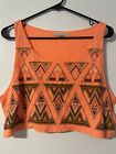 Forever 21 Crop Tank Top Loose Fit Sumer Style Size M