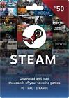 Steam Wallet Gift Card - $50 - (physical Card) Free Shipping