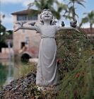 Girl Statue With Birds Large Garden Sculpture Figurine Yard Lawn Ornament GIFT