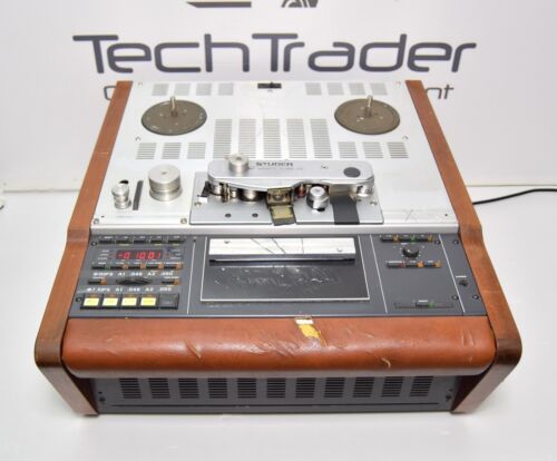 Studer A807 Reel-to-Reel Stereo Tape Reader / recorder (Please Read)