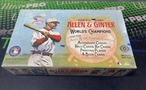 2021 Topps Allen & Ginter Baseball Hobby Box Factory Sealed