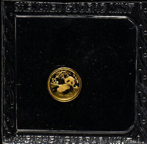 2020 China 10 Yuan 1g Au.999 Panda Gold Coin