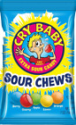 Cry Baby Sour Chews, Extra Sour Candy, 5 Flavors, 7 oz Bag (Pack of 1)