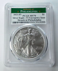 2021 (P) $1 American Silver Eagle Type 1 PCGS MS70 Struck @ Phil Emergency Iss.