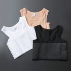 FTM Tomboy Lesbian Breast Chest Binder Bandage Mesh Net ​Crop Vest Tank Top Soft