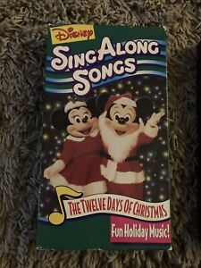 Disney Sing Along Songs The Twelve Days of Christmas (VHS, 1993)