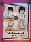 John Entwistle's Art WHO 2000 SIGNED 18 x 24 Poster gallery rock roll entwistle