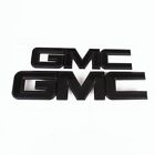 Black Emblem Kit Front & Rear Combo Set New  GM For 2015-2019 GMC Sierra
