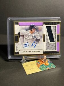 2024 Topps Definitive Collection Framed Auto Patch Anthony Rizzo /10