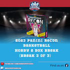 HOUSTON ROCKETS 2023/24 Panini Recon Basketball Hobby 2 Box Break 3/3