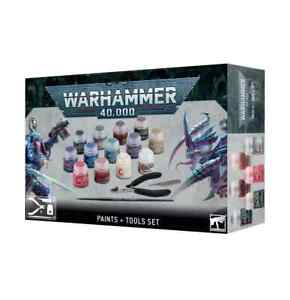 Warhammer 40,000 Paints + Tools Set - Warhammer 40k - Brand New! 60-12