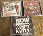 New ListingCountry Music Compilation Lot 3 CD 4 Discs Country Party Country Roots Forever