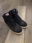 Nike Air Force 1 Sneakers Shoes 11 High Top Black White '07 Speckles 315121-035