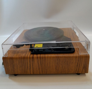 A6 Retro Classic Wooden Turntable Record Player Vintage Style - E1428