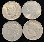 1925, 26, 27, 28, Peace Silver Dollars
