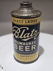 1936 Blatz cone top beer can Blatz Brewing Co. Milwaukee More Than 4.5% Alcohol