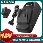 Charger CTC720 Replace for Snap on 18V Charger CTB8185 CTB8187 CT7850 CDR7850H