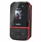 SanDisk Clip Sport Go 32GB MP3 Player and FM Radio - Tested/Functional