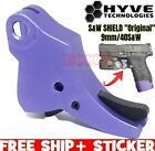Hyve Technologies MONARCH Trigger S&W Shield Fits 1.0 & 2.0  9mm 40 Purple Black
