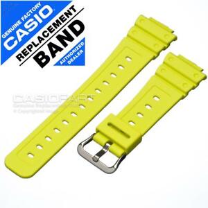 GENUINE CASIO Fluorescent Yellow Watch Band Strap  G-shock GW-M5610 GW-M5610MD-9