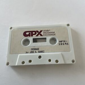 CRIBBAGE (Atari 400 800 XL XE) 10141 APX - Cassette only - Program FREE SHIP