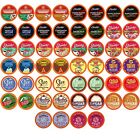 Two Rivers Coffee Variety Flavored Coffee Pods K Cups Sampler, Assorted,52 Count