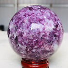 250g Natural purple Mica Quartz Crystal Sphere Reiki Mineral Healing K948