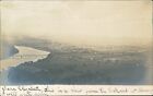New ListingMuncy, Pennsylvania - Aerial View RPPC 1905 - Vintage PA real photo Postcard