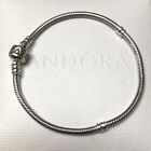 Authentic PANDORA Original Snake Chain Charm Bracelet #590702HV  *Choose SIze*