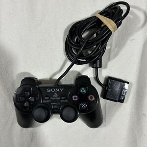 Sony PlayStation 2 PS2 OEM Black DualShock 2 Analog Controller SCPH-10010