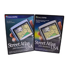DeLorme USA Street Atlas 2005 And 2006 Handheld Mapping Software 4 CD-Rom Discs