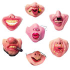 Halloween Funny Latex Half Face Clown Mask Cosplay Humorous Band Horrible Horrib