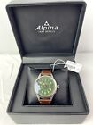 Alpina AL-525KBG4SH6 Startimer Stainless Steel Case Leather watch-MSRP $799.99